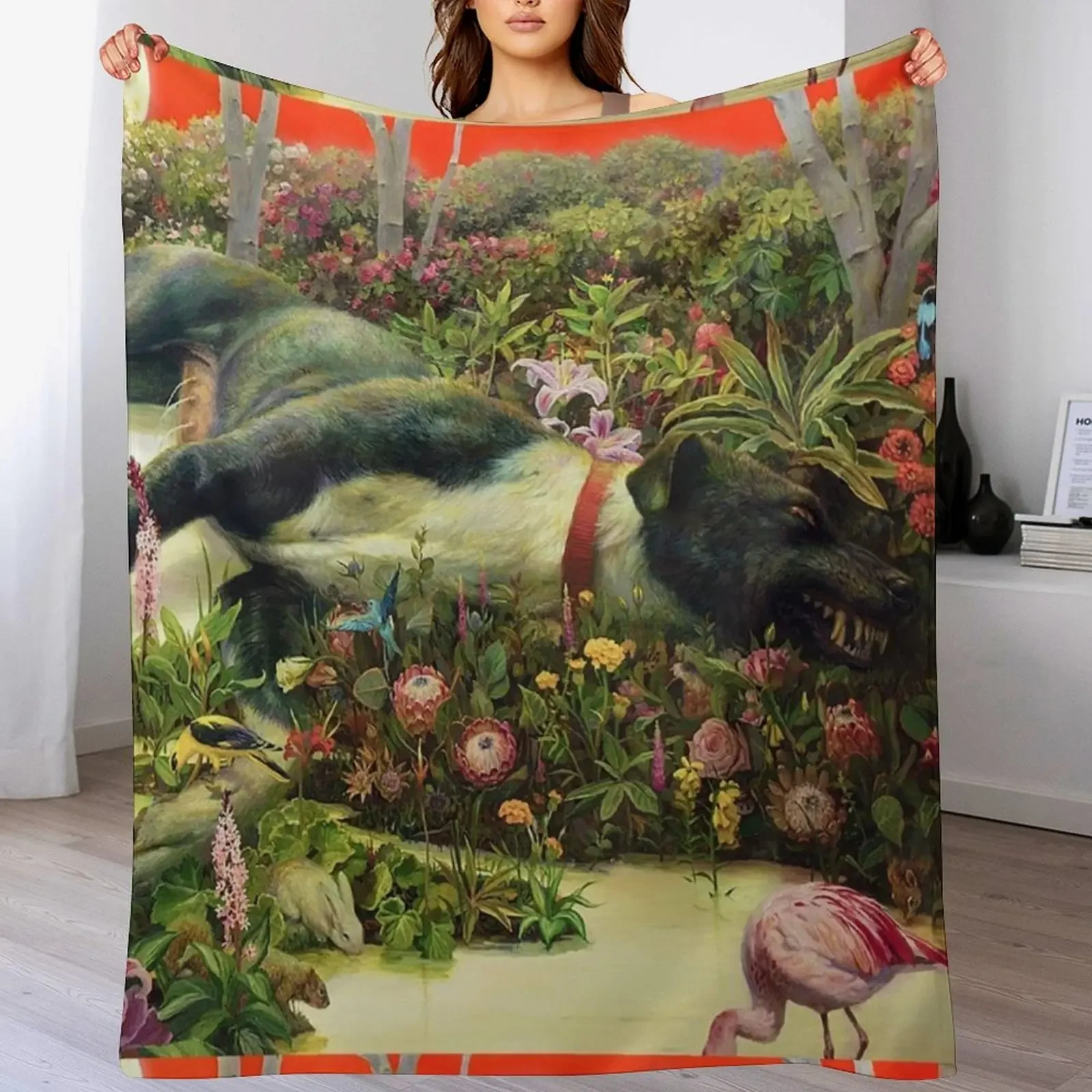 

Rival Sons Feral Roots Throw Blanket Shaggy Cute Plaid Blankets