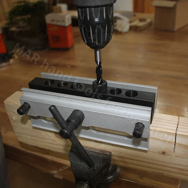 Woodworking Straight Hole Positioner Vertical Drill Guide Fixtures Hole Drilling Puncher Right Angel Doweling Jig For Carpentry
