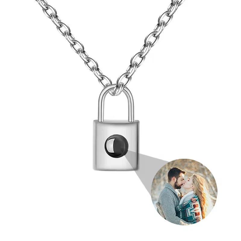 Benutzerdefinierte Fotoprojektionskamera-Halskette, personalisierte Projektions-Halskette mit Bild im Inneren, Geschenke für Frauen, Mutter, Freundin, Ehefrau – Detail 24