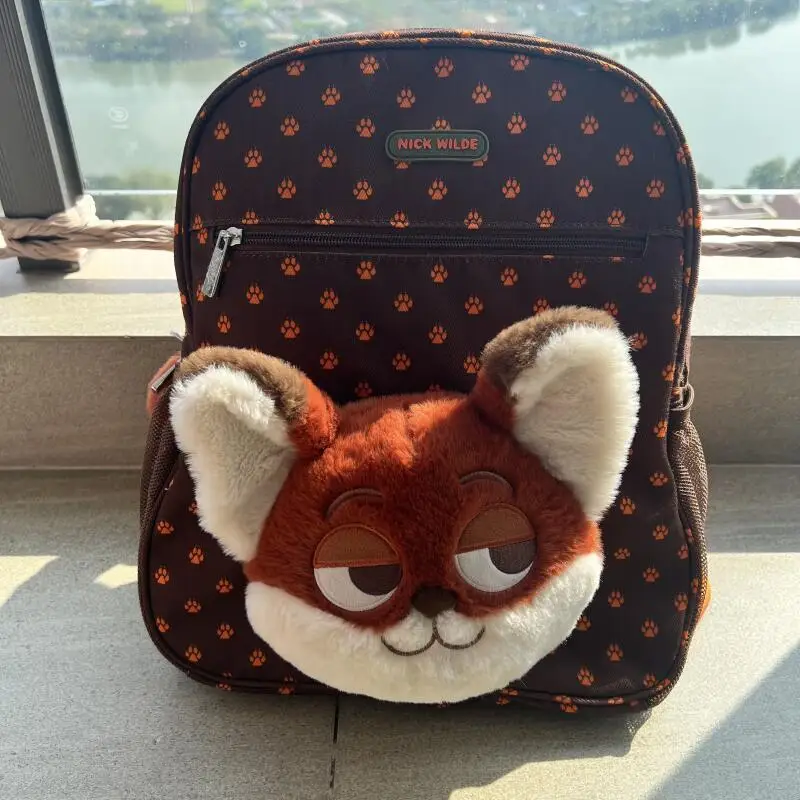 新しいニック・ジュディ・バックパックかわいい漫画クレイジーアニマルシティジュディ・ニックぬいぐるみ学生プリントバックパックバックパックガールギフト