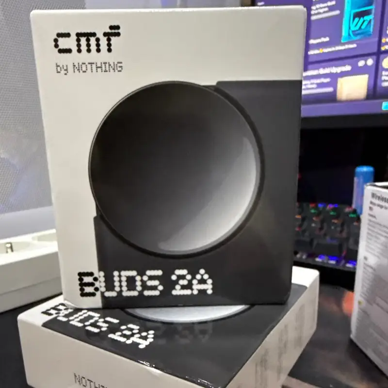 سماعات أذن لاسلكية CMF by Nothing Buds 2a، إلغاء ضوضاء نشط 42dB Hybrid ANC سماعات بلوتوث ENC 4 ميكروفون لمكالمات واضحة - 6