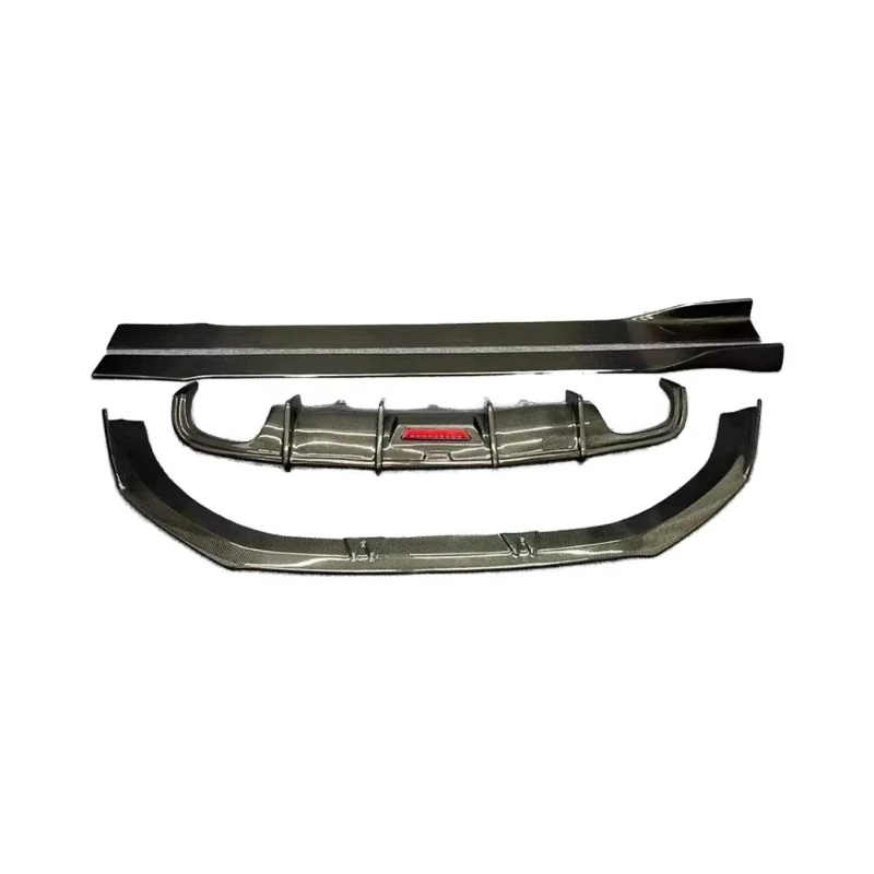 

Car A6 S6 C7 Carbon Fiber Front Splitter Lip Spoiler Diffuser Side Skirts Kits for A6 C7 S6 Sline Sedan 2012 2013 2014 2015
