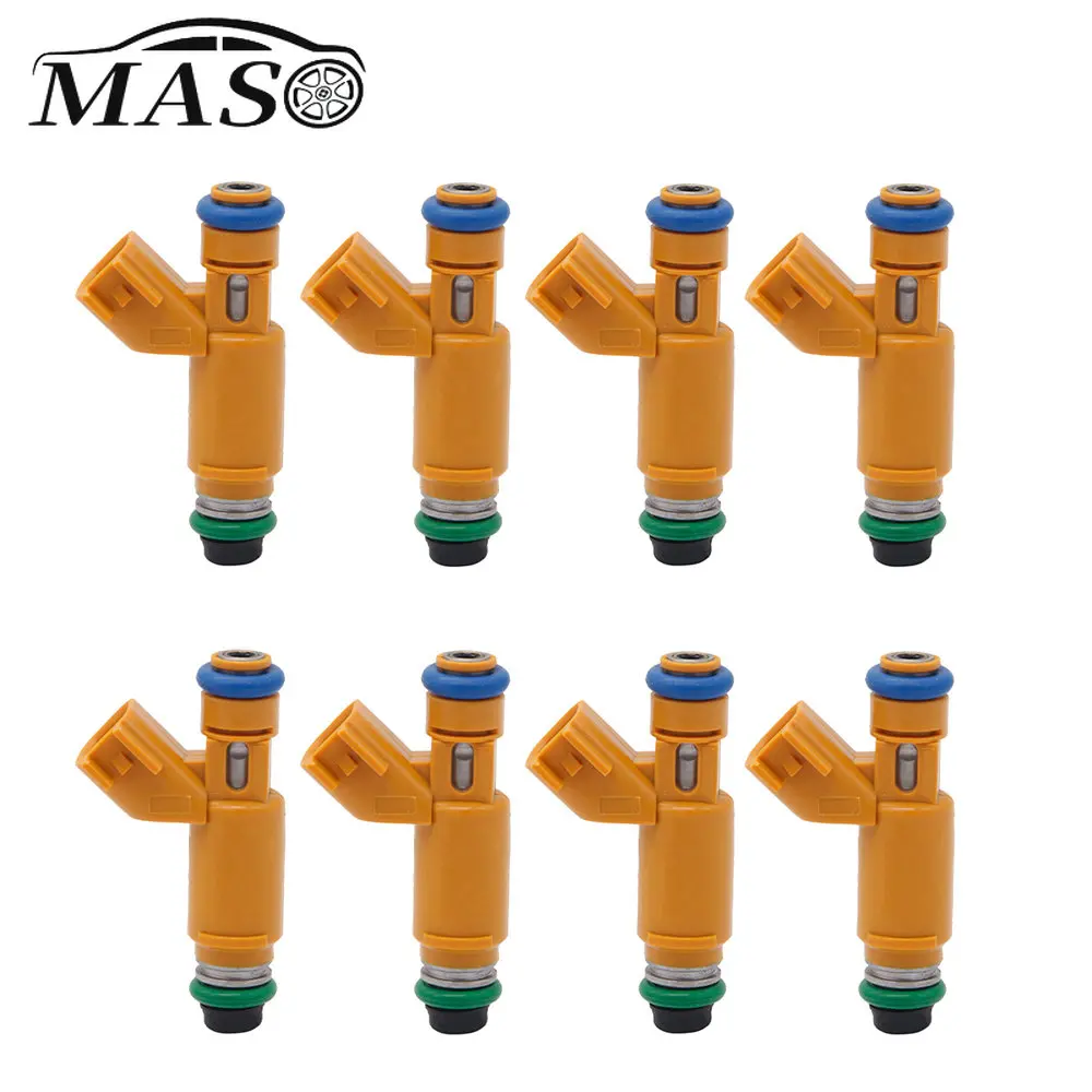 8Pcs Fuel Injectors Nozzle 195500-4280 for Jaguar XJ8/XK8/S-Type/Vanden Plas 4.2L for Land Rover LR3/Range Rover Sport 4.4L