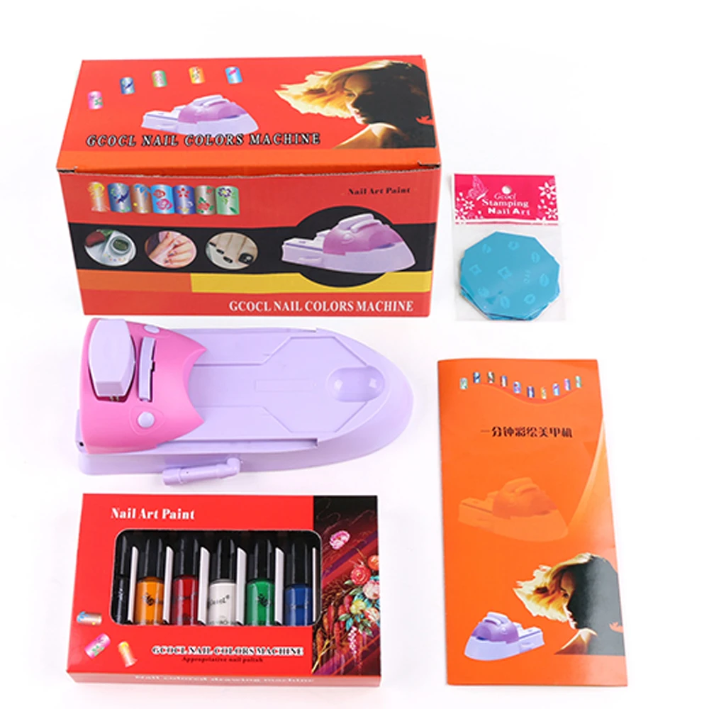 Nail art painted machine paint printing printing nail oil