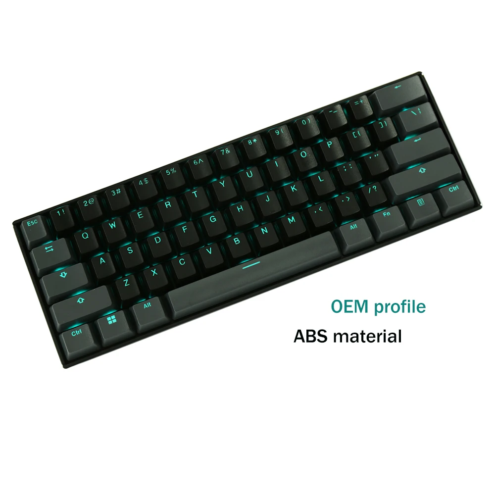 Keycaps Backlit OEM Cherry MX Keycap Set ABS Doubleshot US Layout Key Caps for 61/87 TKL/104 MX Switches Mechanical Keyboards image 4