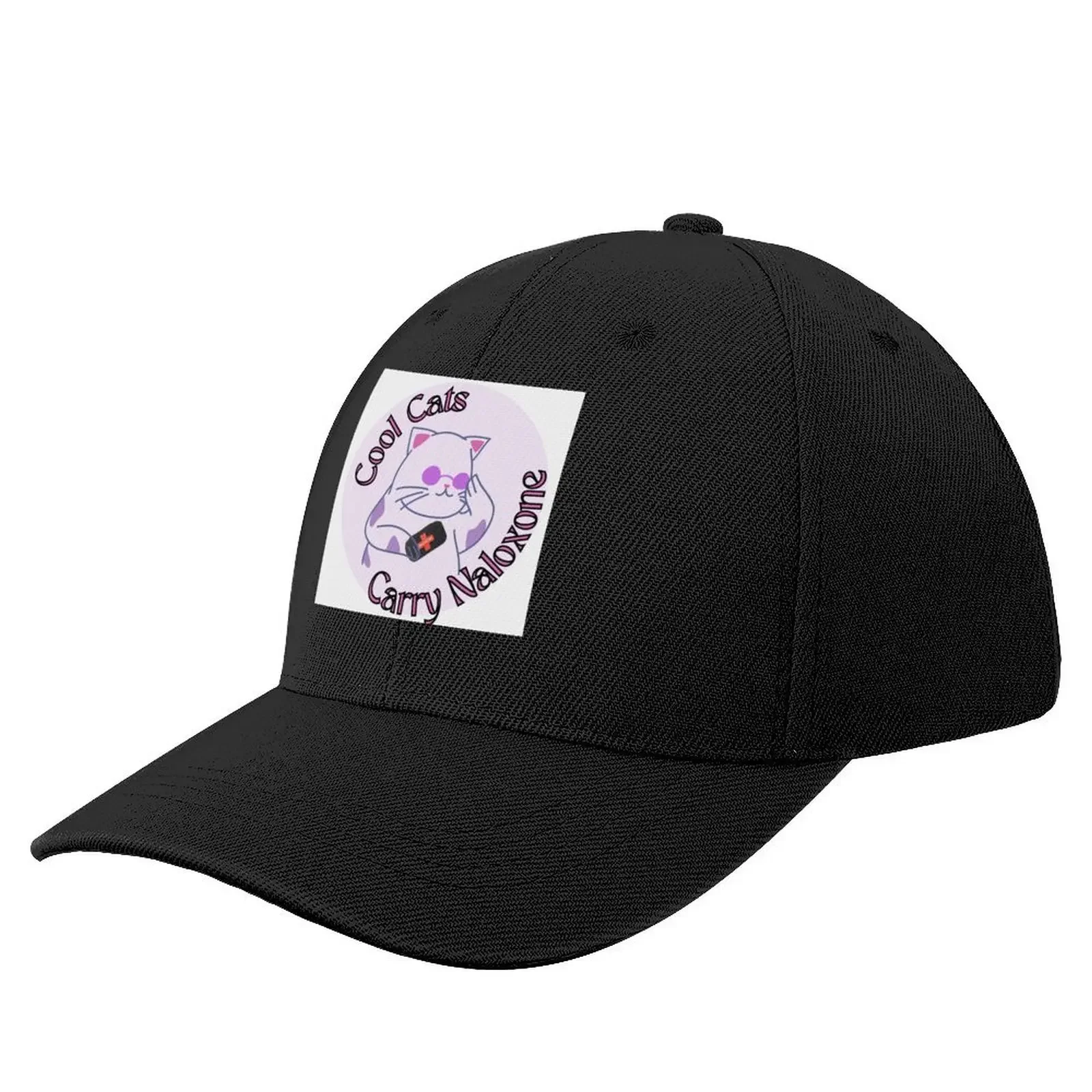 

Cool Cats Carry Naloxone Baseball Cap men's big size hat Sun Cap Uv Protection Solar Hat Men's Baseball Women's