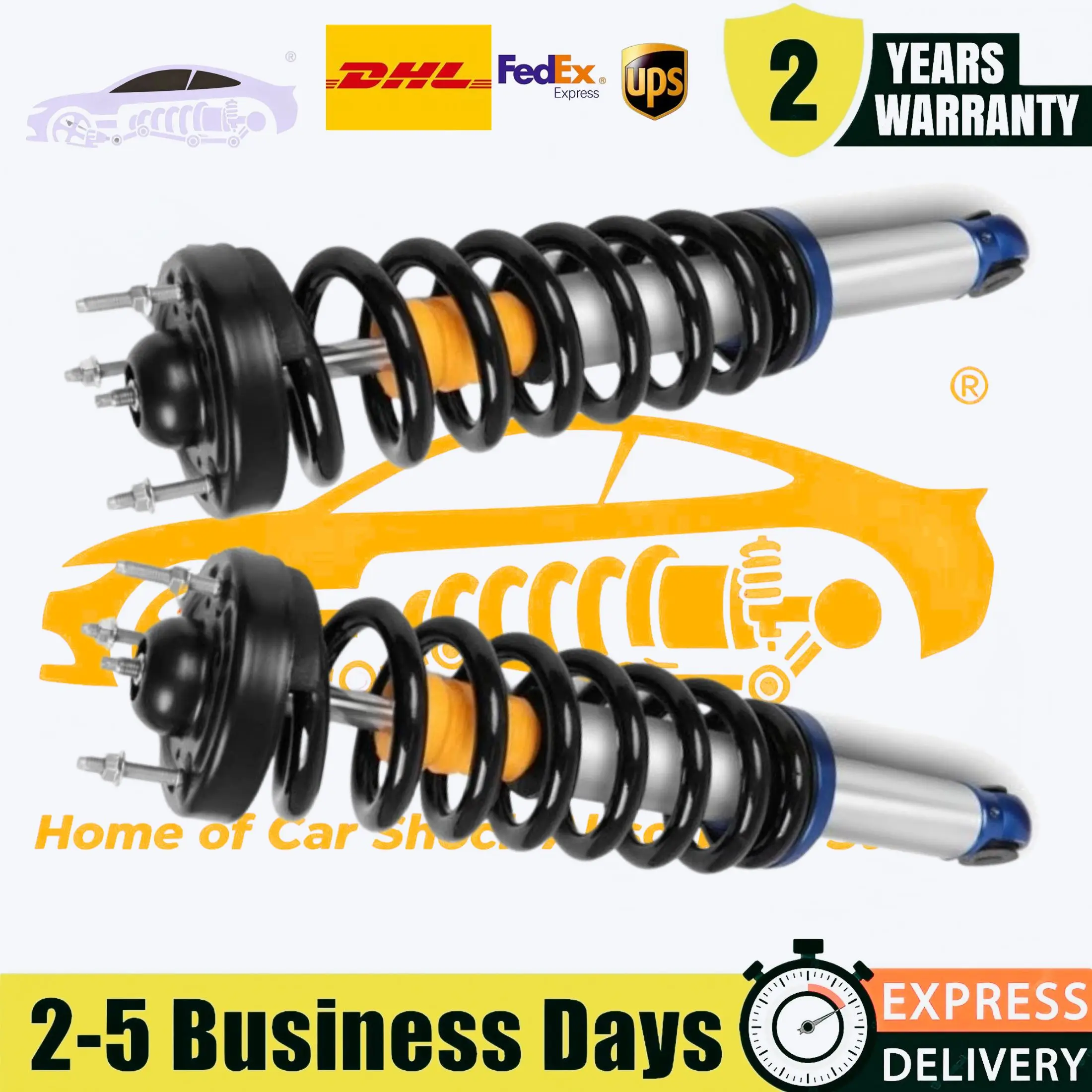 2 Pieces Front Letf and Right Shock Absorbers Strut Assys For Ford F-150 SVT Raptor 2010-2014 BL3Z18124J BL3Z18124H BL3Z-18124-J