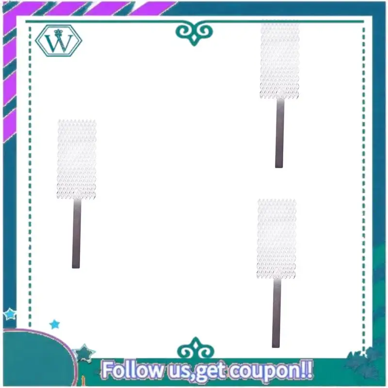 

A09P 3 Pcs 20 X 5Cm Mesh Platinized Titanium Anode Rhodium Jewelry Plating Plater Tool Mesh With Handle Jewellery Tool