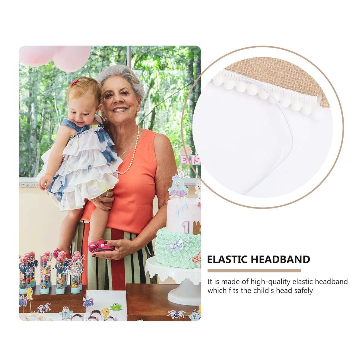 

Шляпа-корона для дня рождения, украшение для детского праздника, прочная, без запаха, праздничный головной убор