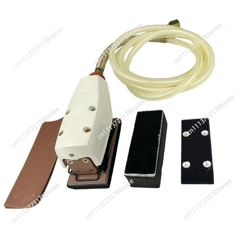 Pneumatic track grinder reciprocating woodworking special-shaped square groove line sandpaper machine
