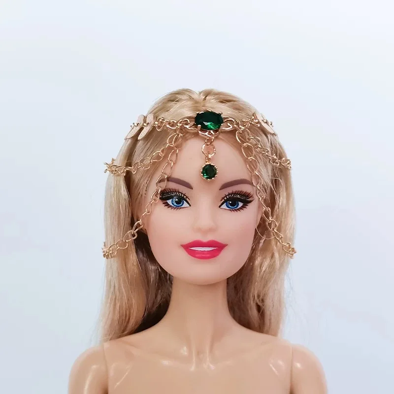 عارضة أزياء دمية مجوهرات اكسسوارات 1/6 30 سنتيمتر الأزياء الفاخرة الخصر سلسلة/تاج دمية ارتداء حزب اللباس ل FR Xinyi Blyth