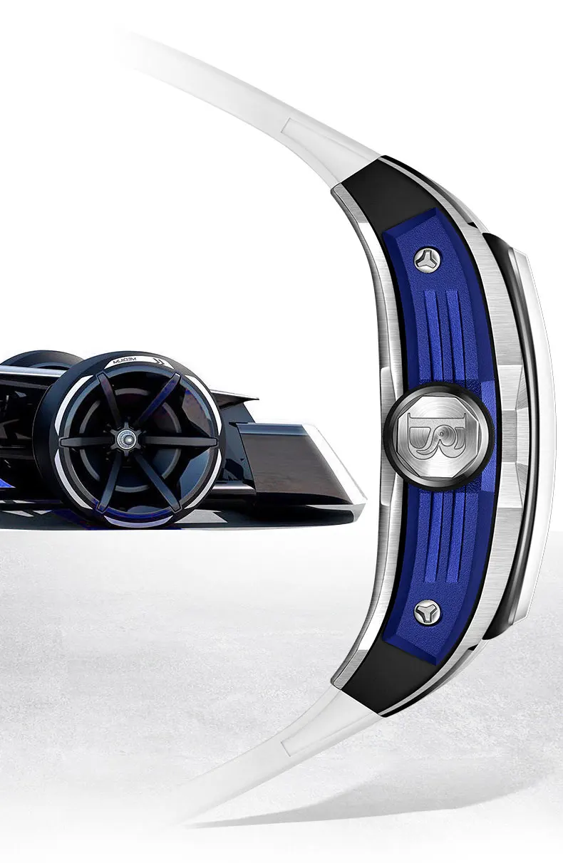 BONEST GATTI ساعة رجالية فاخرة العلامة التجارية العصرية التلقائي الميكانيكية ساعة اليد تونيو مقاوم للماء الياقوت مضيئة حزام فيتون