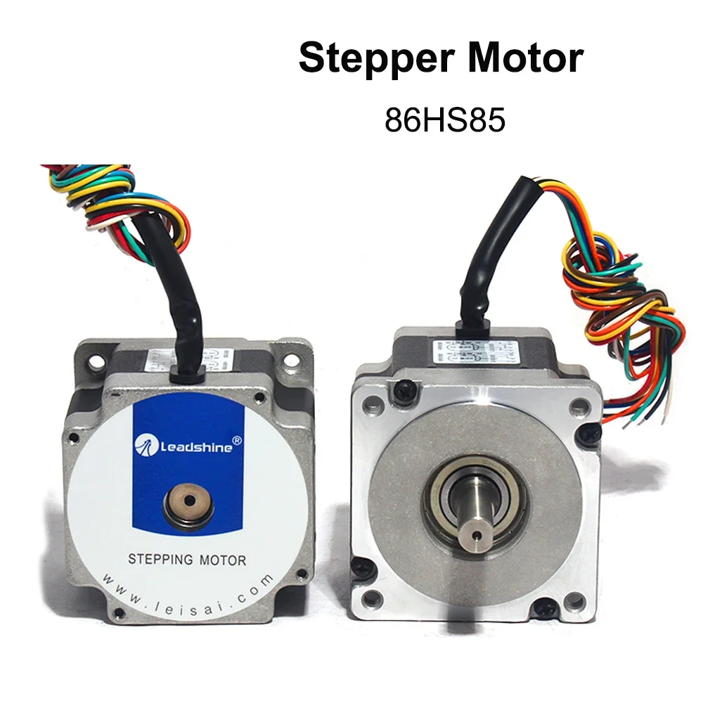 Leadshine 2-phase Stepper Motor 86HS85 for NEMA34 6.8A Length 118mm Shaft 12.7mm