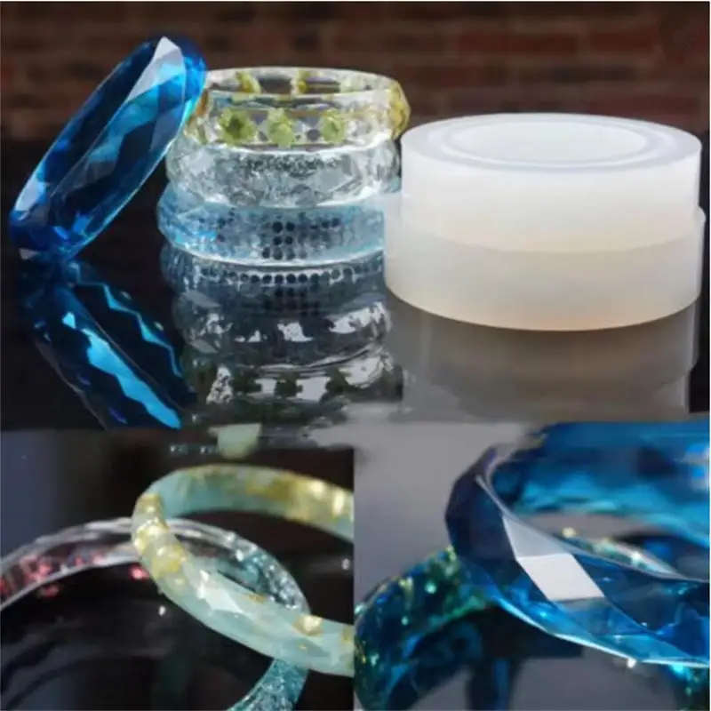 Transparent Silicone Mold For DIY Uv Resin Bracelet Jewelry Epoxy Resin Molds For Jewelry Making Tools