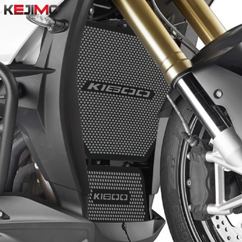 K 1600 K1600 GT GTL شبكة المبرد غطاء حماية حامي ومجموعة مبرد الزيت لسيارات BMW K1600GT 17 K1600GTL 22 2020 2021 2022 2023 #2