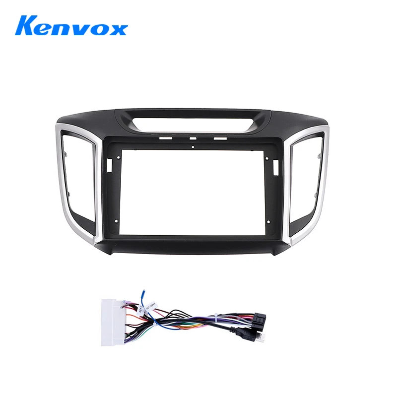 

Car Radio Fascia 10.1 Inch 2 Din GPS DVD Stereo Video Frame Dash Adapter Panel For Hyundai Creta ix25 2015 2019 Mount Trim Kit