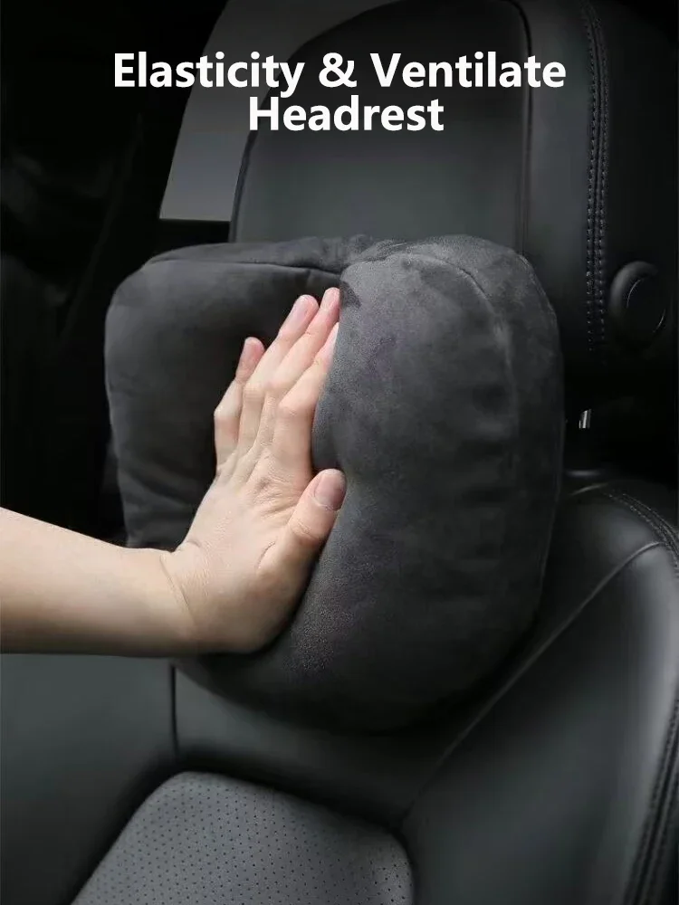 Hochelastisches Nackenkissen, Reisekissen, ergonomisches Nackenkissen für das Auto, Büro, verstellbares Nackenstützkissen für Kopf N