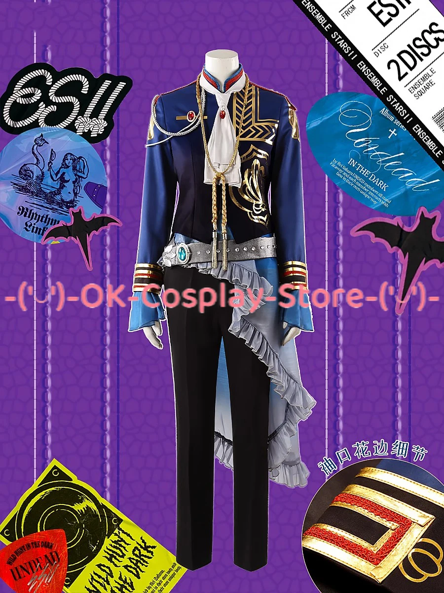 Game Ensemble Stars Sakuma Rei Ogami Koga Hakaze Kaoru Cosplay Costume Fancy Suit Halloween Carnival Uniforms Custom Made