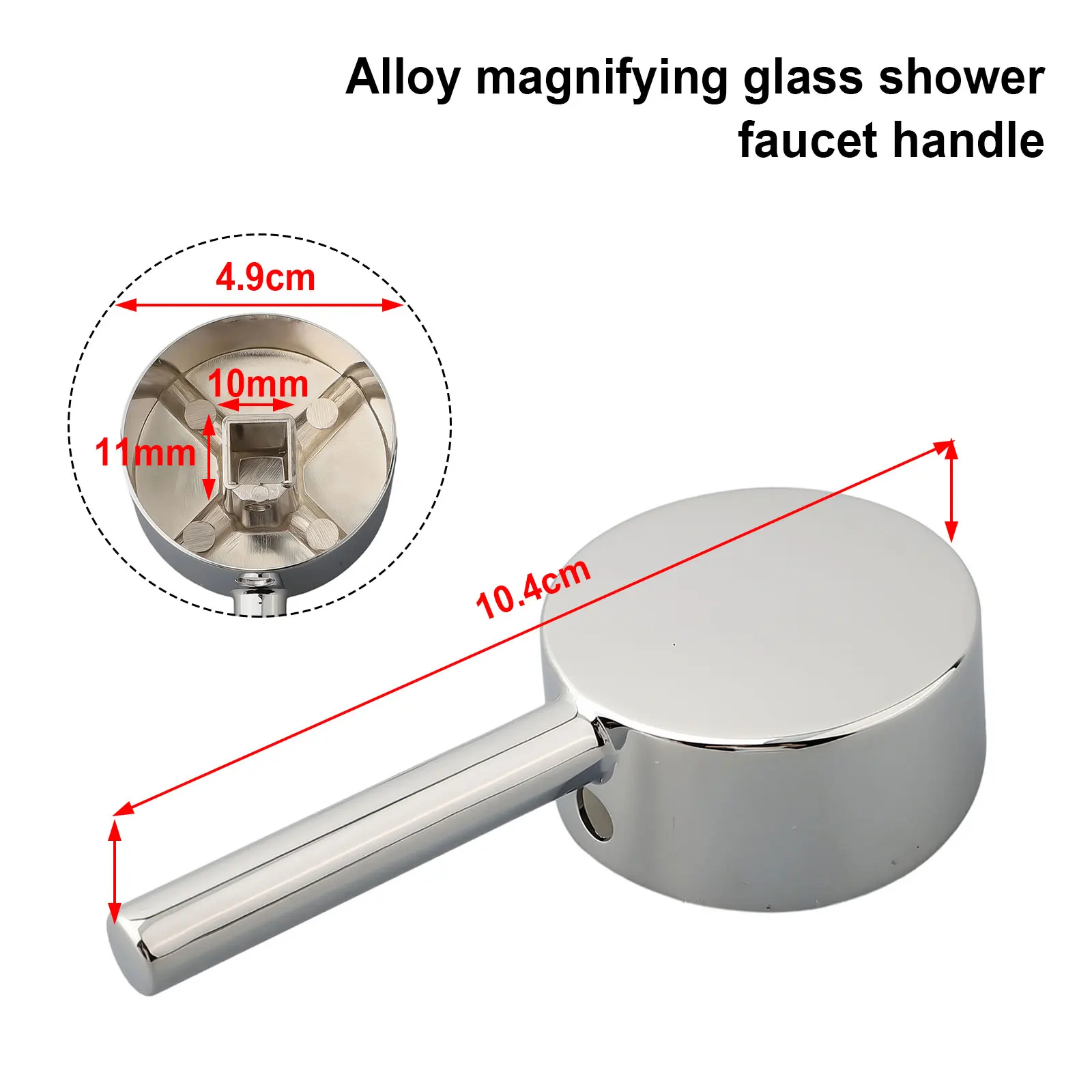

Durable Faucet Handle Water Tap Handle Trip Lever Bath And Shower Faucets Chrome Plated Dish Basin For Bathroom Toilet