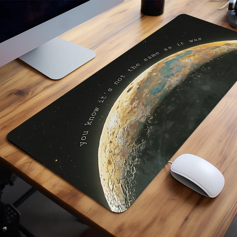 Planet Universe Large Game Mouse Pad Computer Desk Mat Keyboard Pad Natural Rubber Non-Slip Mousepad Gift for Friend Boyfriend