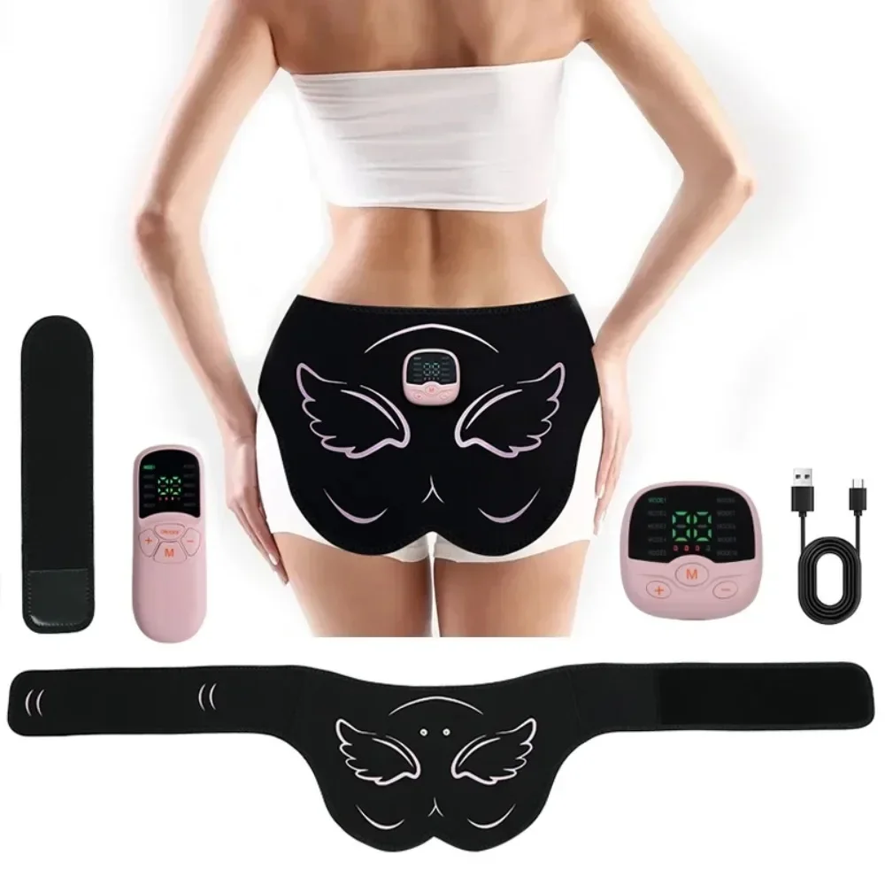 Profession Electric EMS Hip Lift Trainer Buttock Muscle Stimulator with Remote Control 10 Mode 30 Kind of Strength Massager Slim