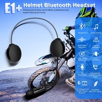 EJEAS E1+/Plus Motorcycle Helmet Bluetooth Headset Wireless Music Player CVC Headphone Speaker Optional Remote Controller