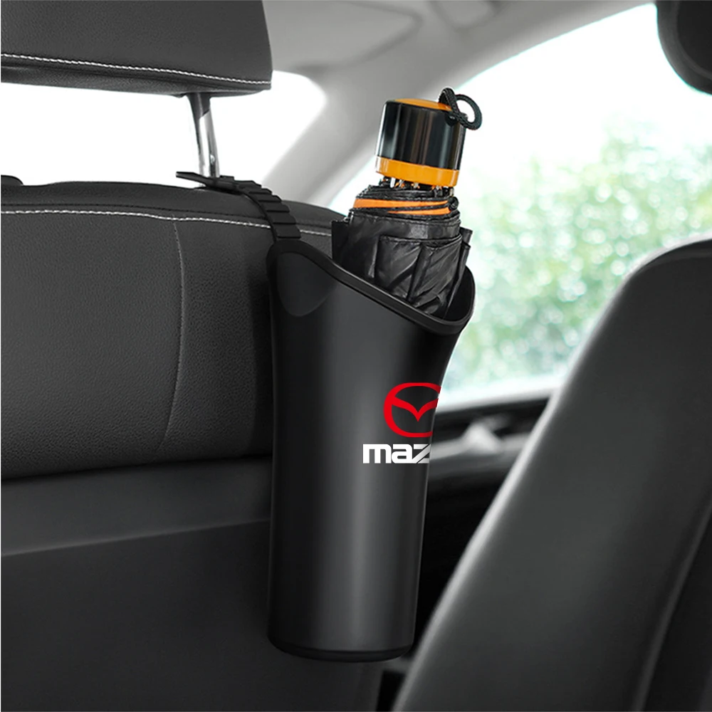 Seau de rangement pour parapluie de voiture, support d'organisation suspendu, accessoires d'intérieur automobile pour Mazda Axela Demio Atenza CX5 CX3 CX7 CX30 CX60