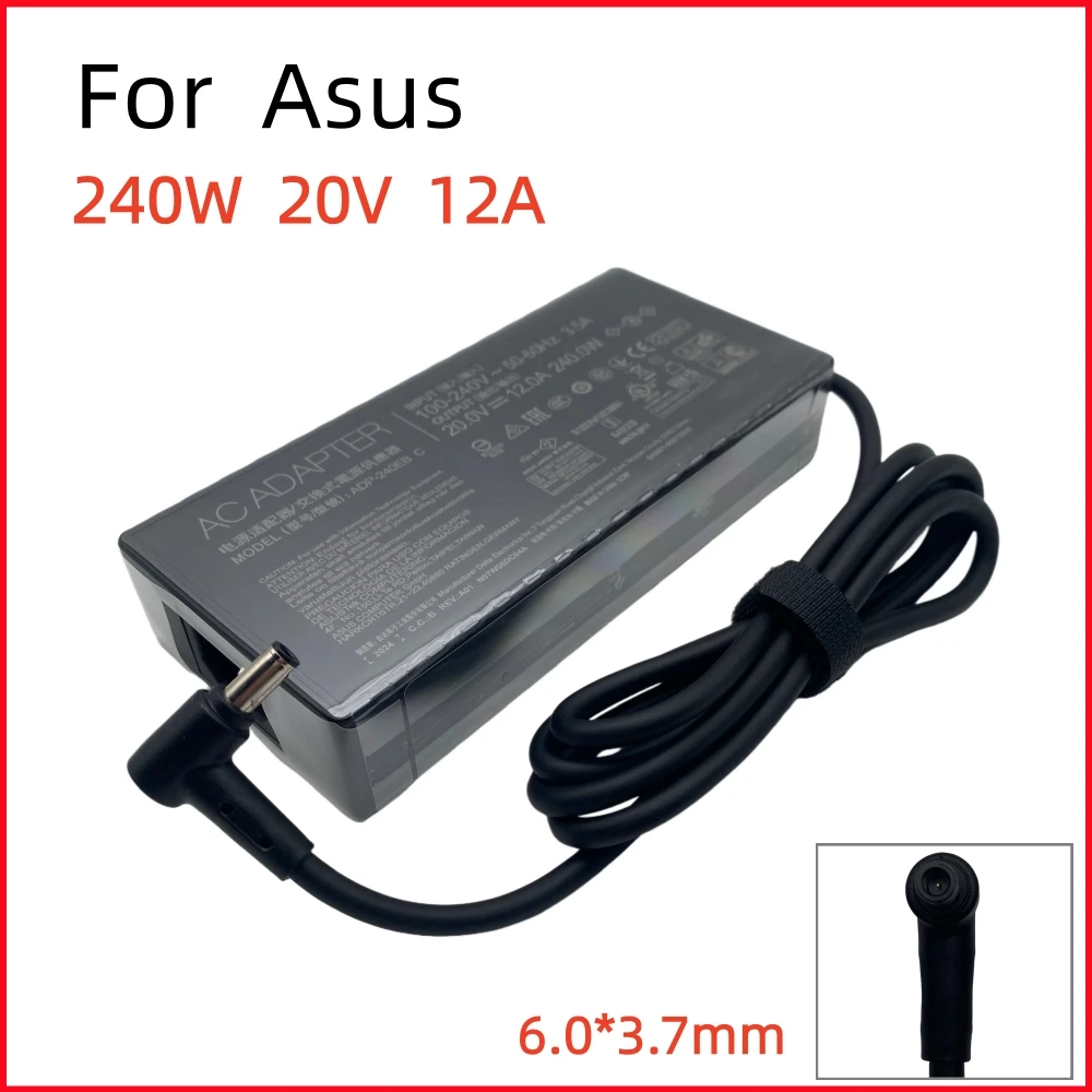 20V 12A 240W Laptop Charger Adapter For Asus ROG Strix Scar 15 G533QS 17 G733QM G733QR G733QS G733QSA GX550LXS Power Supply