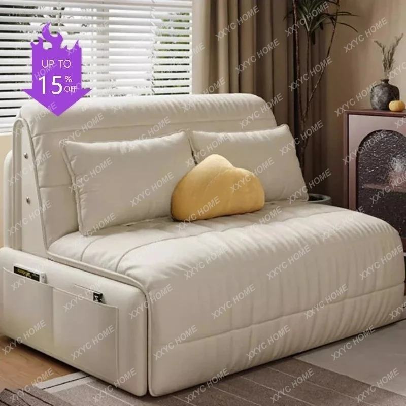 LExtendeble Foldable Sofa Multifonction Small Apartment Luxury Comfortable Sofa Modern Garden Furnitures