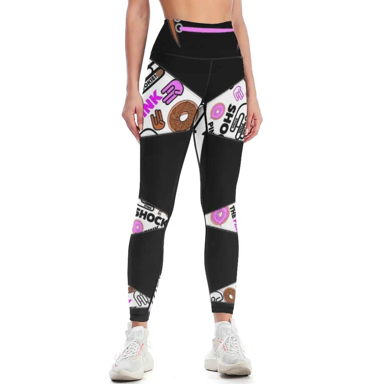

The Shocker Heavy Metal Spandex Style Leggings push up tights for legging pants raises butt Womens Leggings
