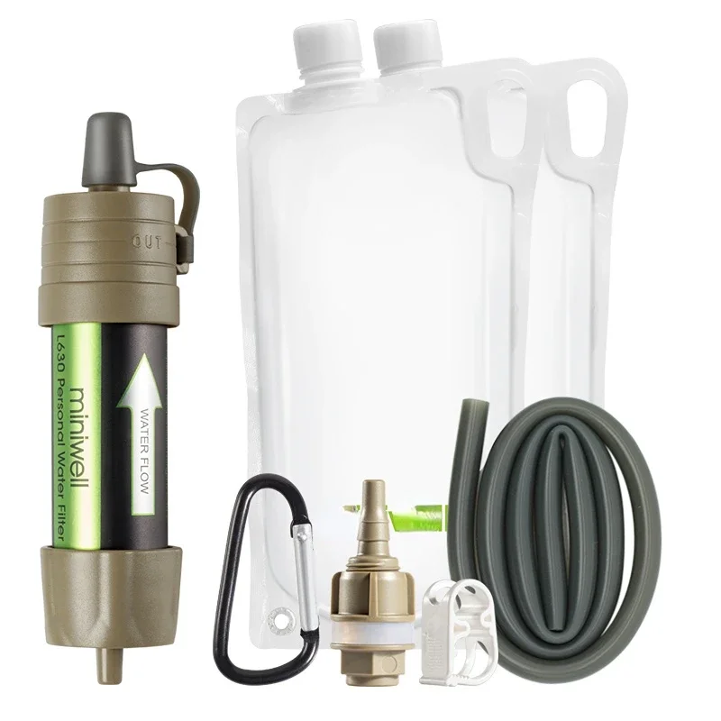 

Single Soldier Water Purifier Outdoor Travel Emergency Water Bag