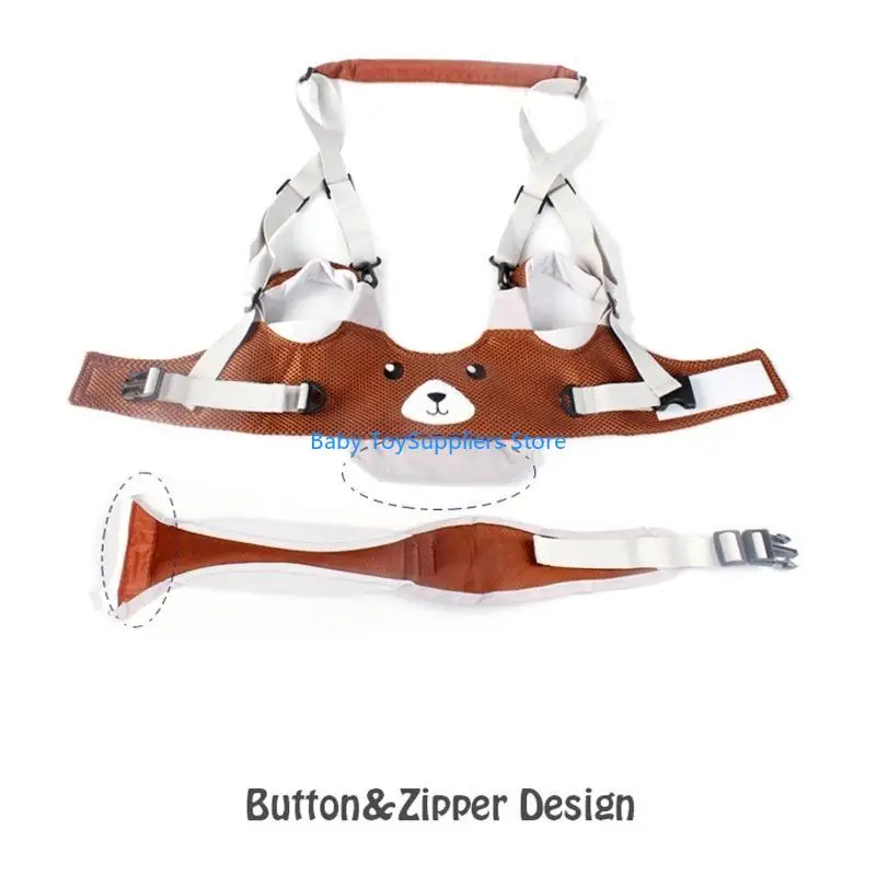 R1WF الكرتون الحيوان الطفل المشي تسخير يده مشاية للأطفال مساعد طفل رضيع ووكر تسخير مساعد حزام تعلم الطفل