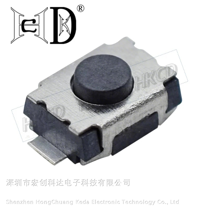 100PCS 3*4*2mm 2/4 Pin SMD Switch Mini Touch Micro Tact Push Button Switches 3*4MM 3×4×2 MP3 MP4 Player Phone Buttons 12V 50mA