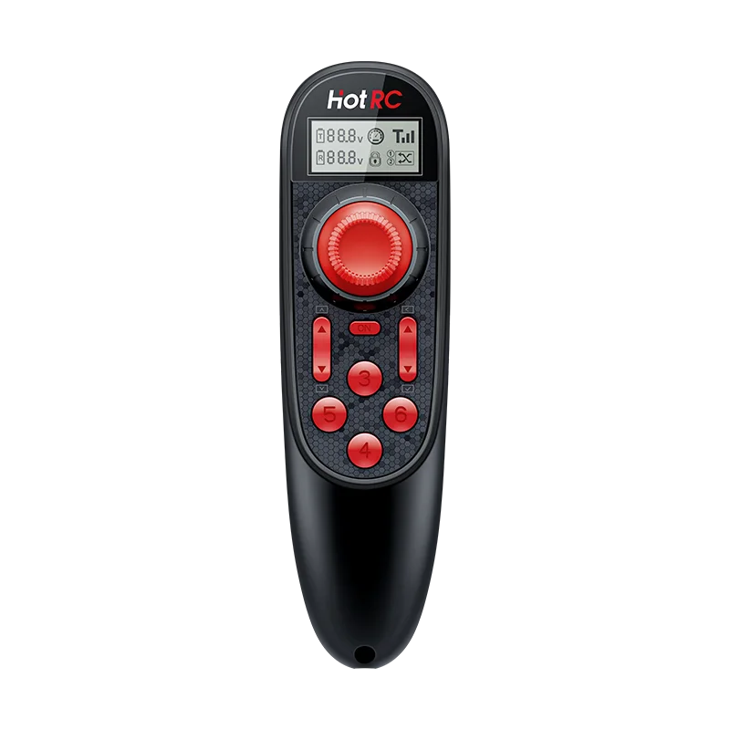 DS-600 Transmisor Y Receptor 6CH 2.4GHz Para Barco RC – Con Pantalla LCD, Batería Recargable Y Largo Alcance, Ideal Para Aficionados