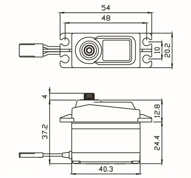 MA-1230SG RC HV Waterproof Servos 25T 36KG 0.16sec Standard Digital Coreless Motor High Torque Metal Gear Servo Drone Robot Arm