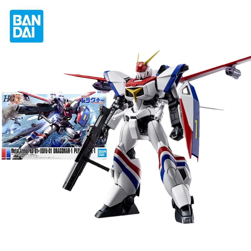 

Bandai Original Gundam Model Kit Anime HG 1/144 Metal Armor XD-01+XDFU-01 DRAGONAR-1 LIFTER-1 Action Figures Toys Gifts for Kids