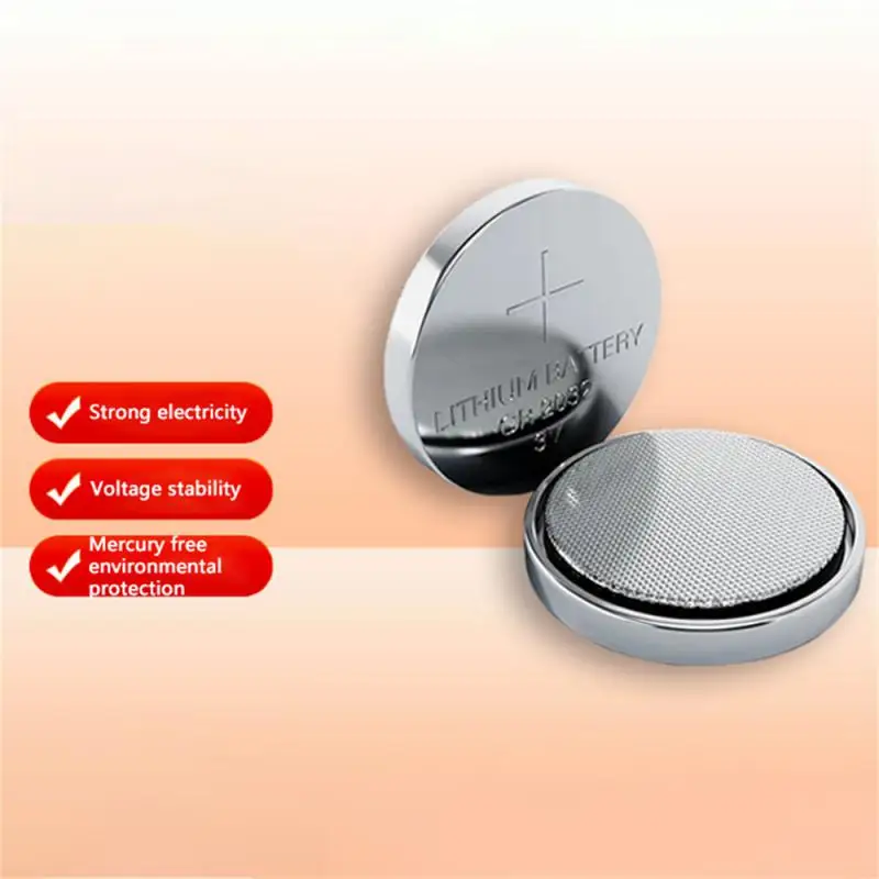 40pcs High Quality CR2032 Button Battery for Remote Control Candle Lights and Light Sticks 3V Lithium Manganese Coin Type 130mAh