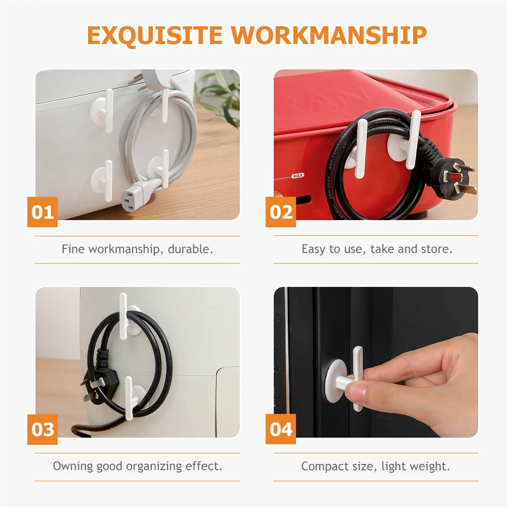 

16 Pcs ganizer Compact Lightweight Appliance Wire Kitchen Cord Wrappers For Kitchen Appliances