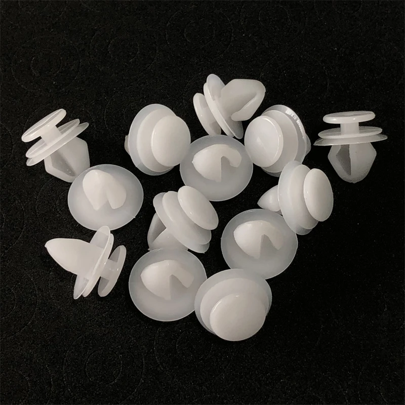 50PCS Car Door Trim Panel Clips Rivets Plastic Auto Fastener Sill Moulding Cover Trim Clips for Volvo Vehicles 30648141