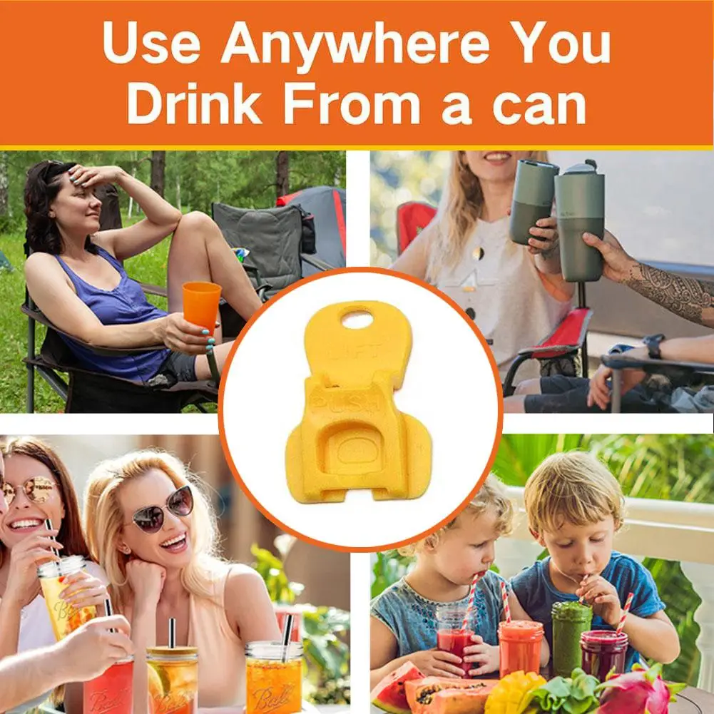 6/12 قطعة فتاحات علب قابلة لإعادة الاستخدام المشروبات الصودا البيرة حماة يمكن الغبار والحشرات برهان معدات التخييم اكسسوارات المطبخ
