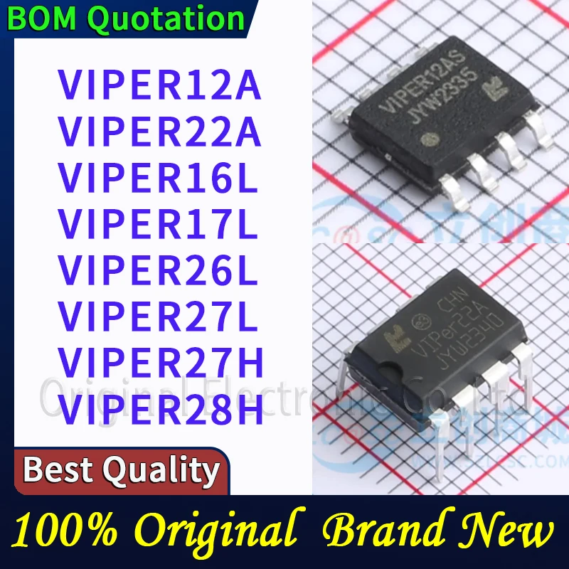 

VIPER12A VIPER22A VIPER16L VIPER17L VIPER26L VIPER27L VIPER27H VIPER28H В наличии Оригинальные высококачественные товары