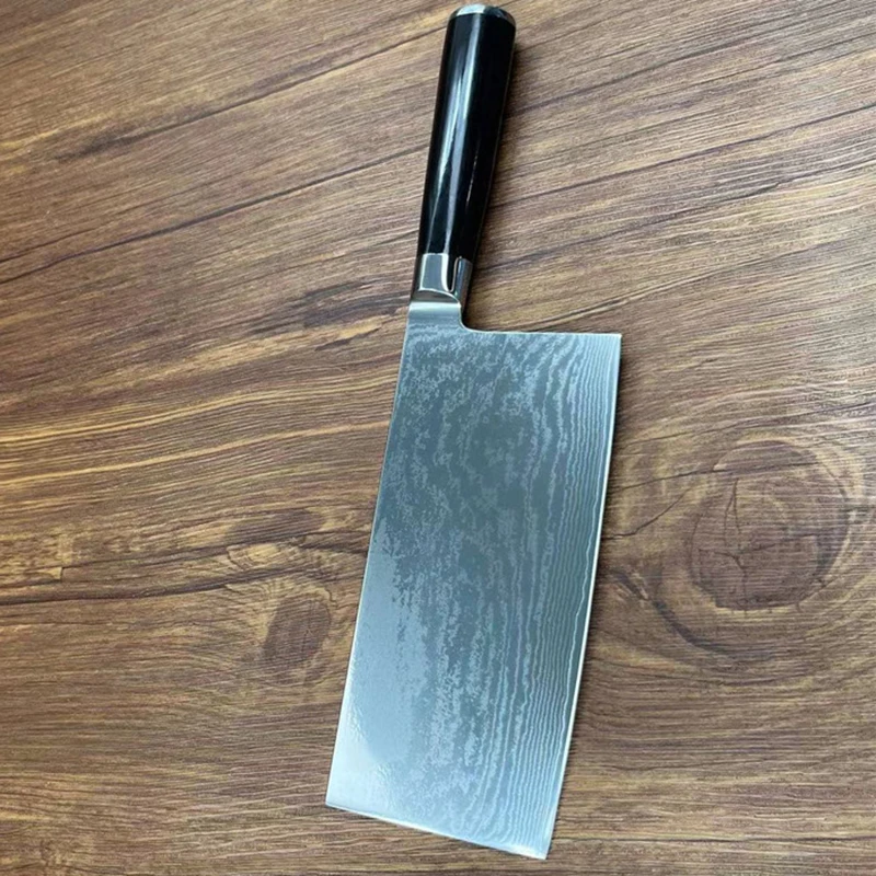 

7 Inch Chinese Chef Knife 10Cr15CoMoV 67 Layers Damascus Steel Sharp Cleaver Slicing Kitchen Knives For Cutting Vegetables Meat