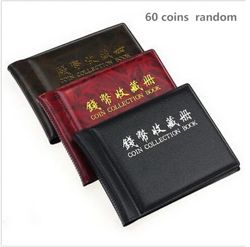 60/120 Pockets Coins Album Collection Book Mini Penny Coin Storage Album Book Collecting Coin Holders for Collector Gifts