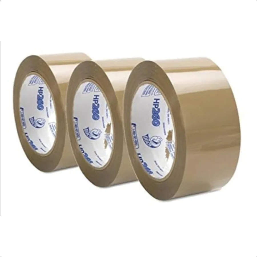 

Фирменная упаковочная лента HP260 Tan, высокопроизводительная, 3,1 мил, 1,88 дюйма x 60 ярдов, 299009, 3 рулона