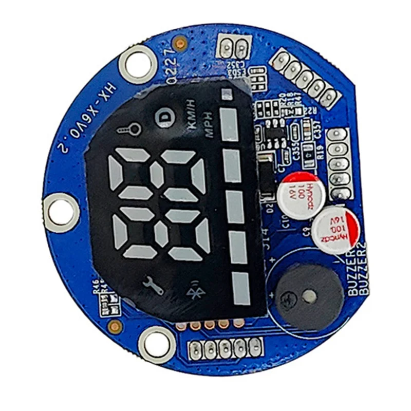 

Дисплей B72A для электрического скутера HX X6, приборная панель, запасные части, панель дисплея, печатная плата, детали для электронного велосипеда