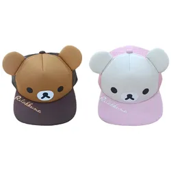 Rilakkuma Korilakkuma Beer Gorra Zomerhoeden Anime Leuke Baseball Cap Mode Ademend Mesh Zonnekleppen