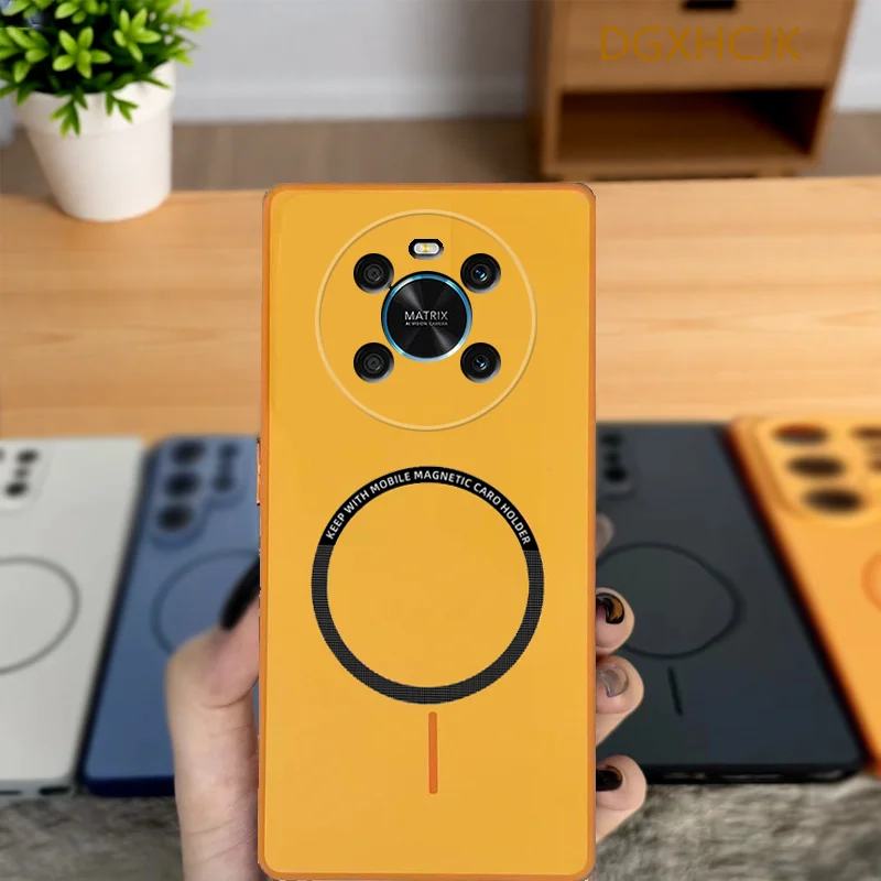 Funda para Honor X9, Funda para Teléfono Honor X9 5G, Funda para Honor X9 4G, Funda Protectora Magnética de Silicona Rígida a Prueba de Golpes para Honor Magic 4 Lite
