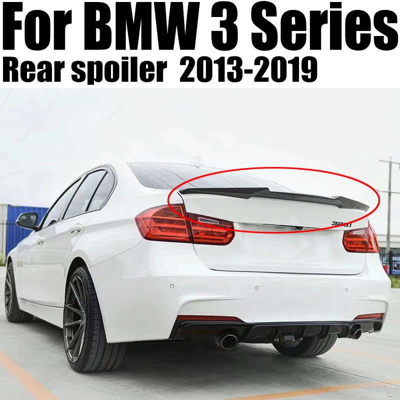 

Suitable for BMW 3 Series F30 318i 320i 325i 2013-2019 M4 style carbon fiber car modification parts, rear trunk lid spoiler