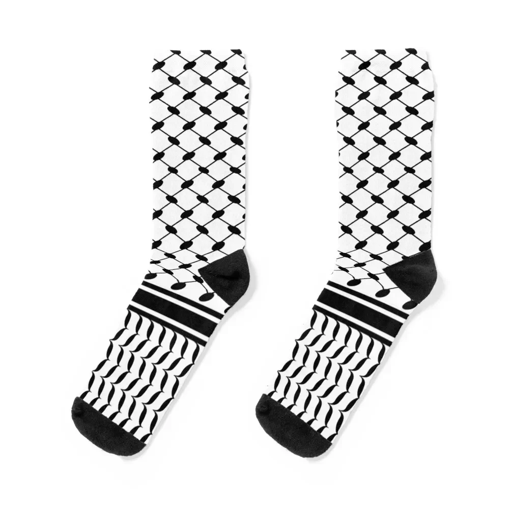 Kufiya Middle Eastern Pattern Socks moving stockings happy anime sheer Men Socks Luxury Brand Women's