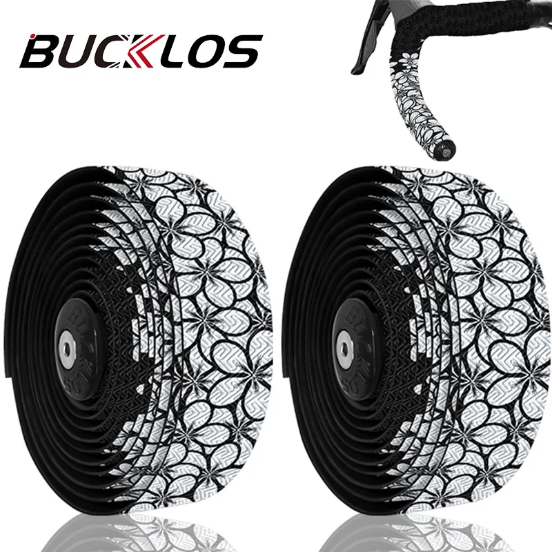 

BUCKLOS Road Bike Tapes Non-Slip Handlebar Tape Shock Absorption Breathable MTB Handle Bar Tape Bicycle Accessories